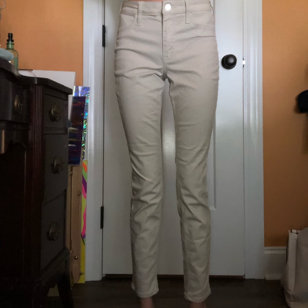 H&M Beige Skinny Jeans